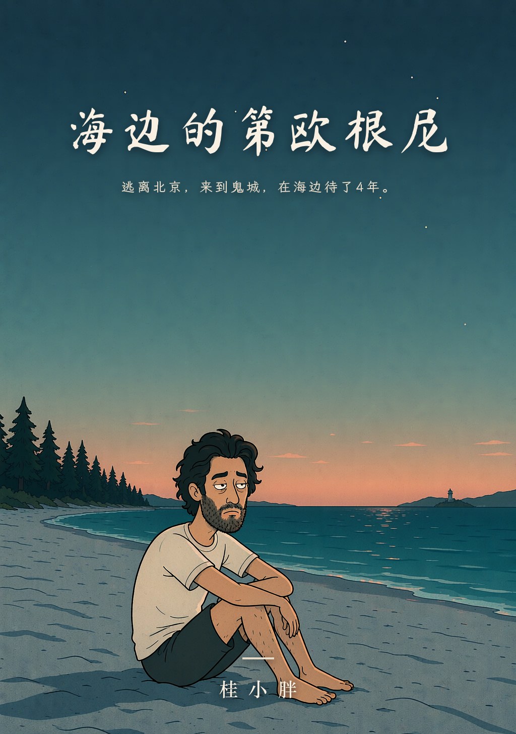 海边的第欧根尼 — 封面